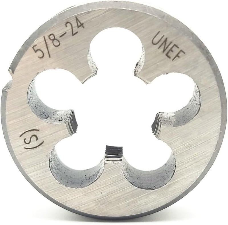 5/8"-24 UNEF Die, 5/8 x 24 UNEF Machine Round Die, 6542 HSS, Right Hand (5/8-24 UNEF, Die)